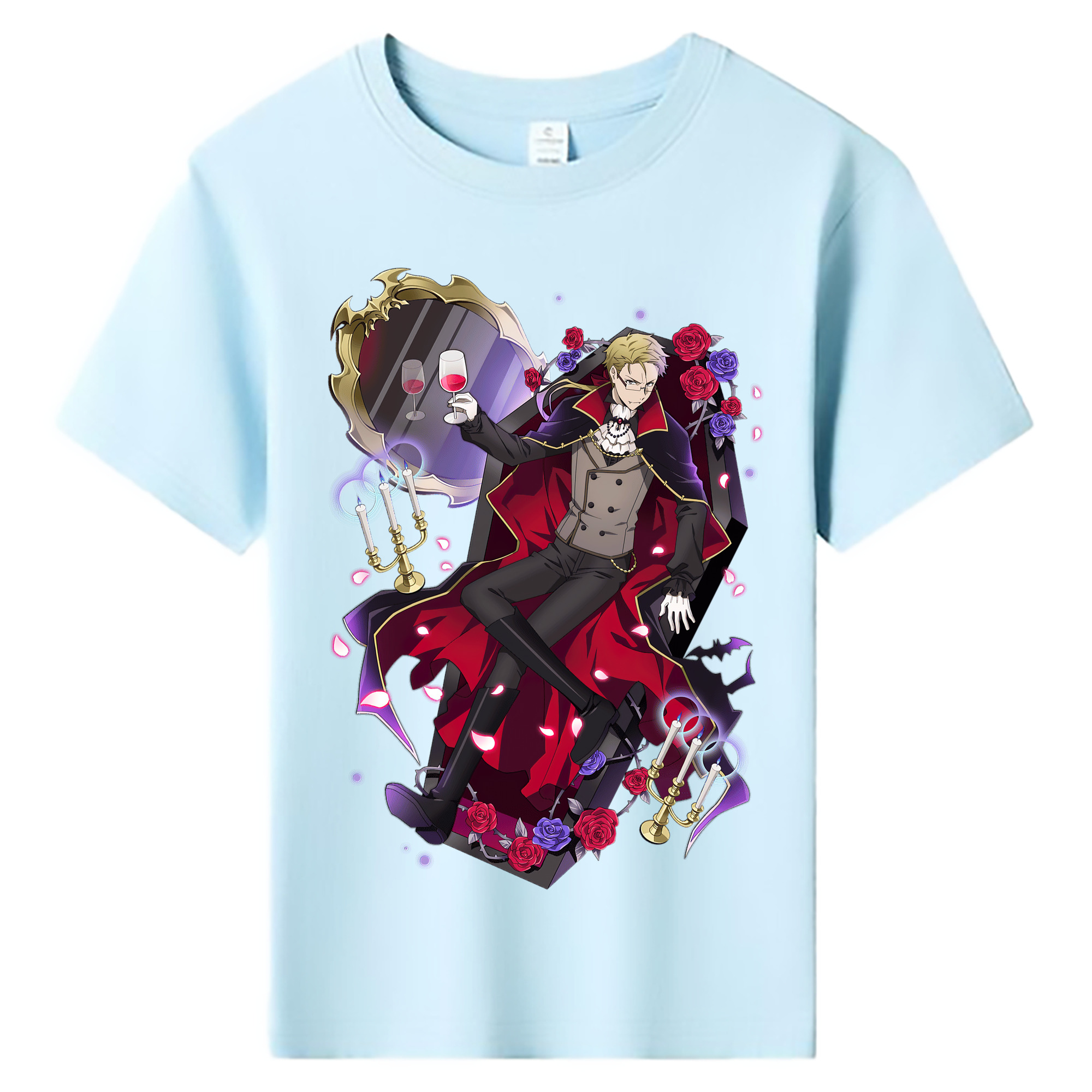 （画像用） 文豪ストレイドッグス Bungo Stray Dogs 綿100％キッズTシャツ（フロントプリント）